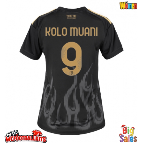 Juventus Randal Kolo Muani #9 Replica Third Stadium Shirt for Women 2026-27 Short Sleeve